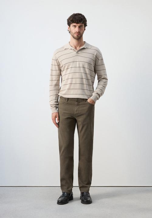 MANGO - Jeans Patrickc - Beige/Khaki