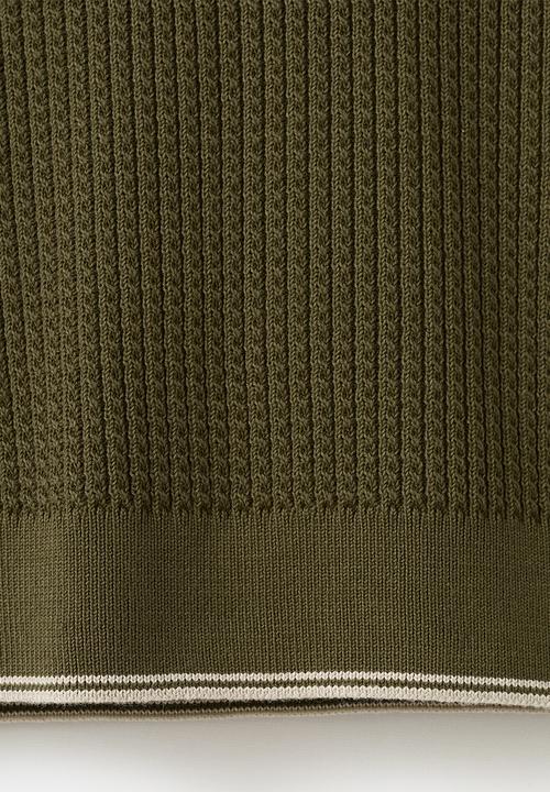 MANGO - Sweater Warrior - Dark Green