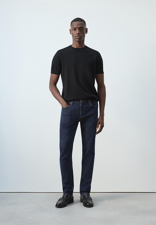 MANGO - Jan slim-fit jeans - Open Blue