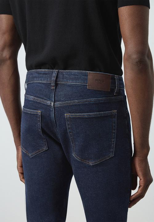 MANGO - Jan slim-fit jeans - Open Blue
