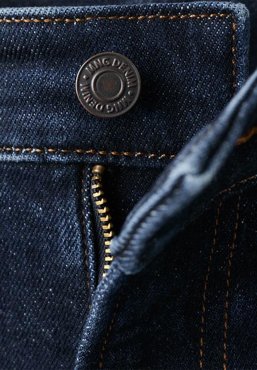 MANGO - Jan slim-fit jeans - Open Blue