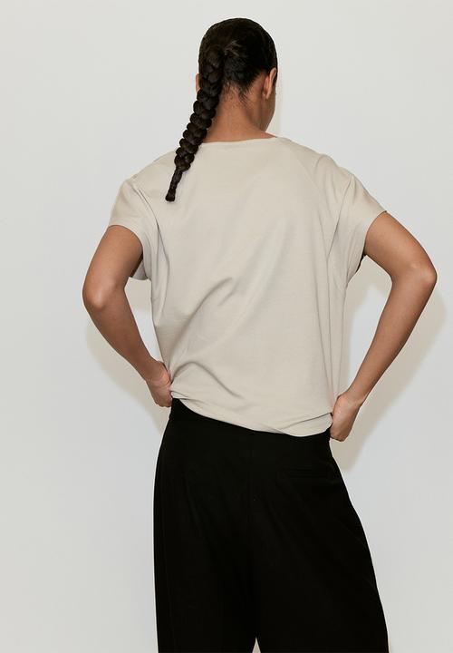 MANGO - T-shirt sevipi - light/pastel gray