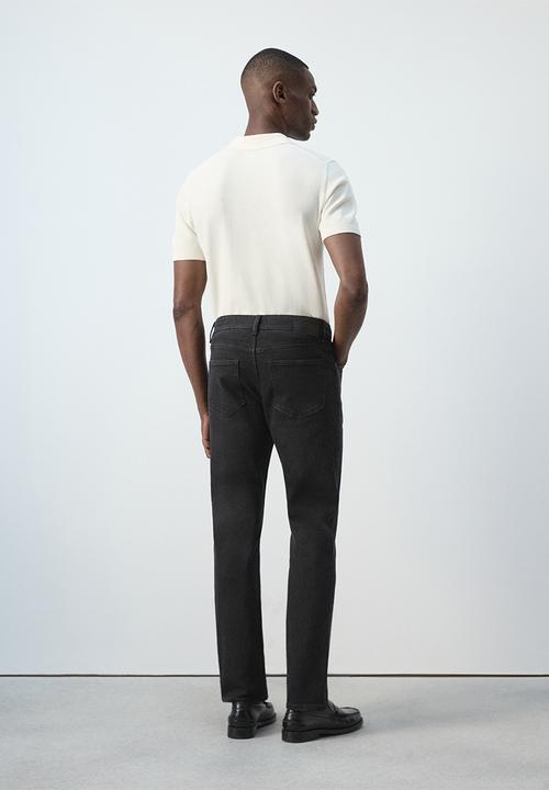 MANGO - Jeans Jan - Black Denim