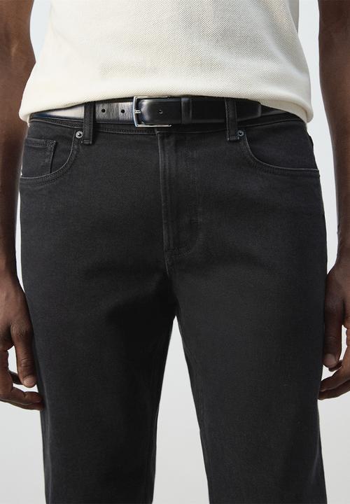 MANGO - Jeans Jan - Black Denim