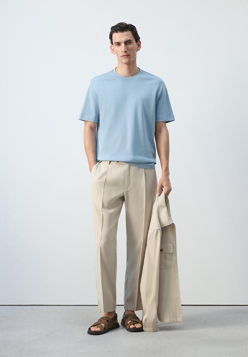 MANGO - T-Shirt Kimi - Turquoise
