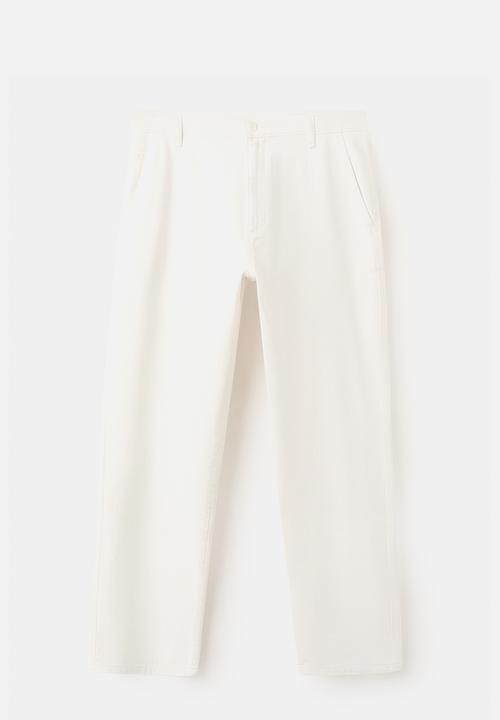 MANGO - Jeans Sandy - Offwhite