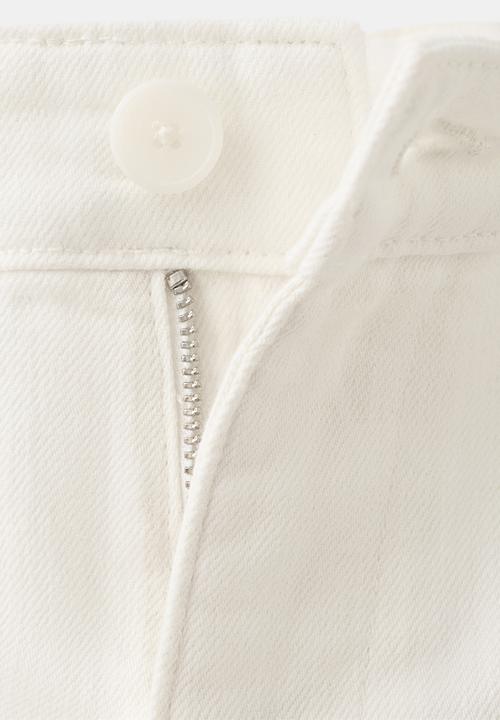 MANGO - Jeans Sandy - Offwhite