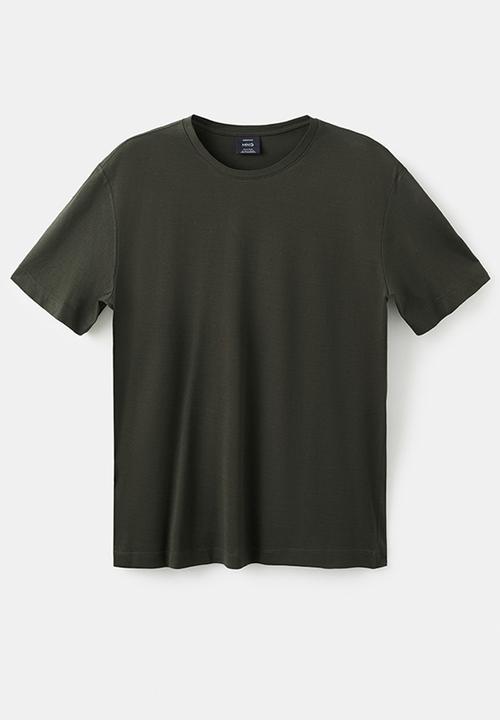 MANGO - T-Shirt Bellow - Dark Brown