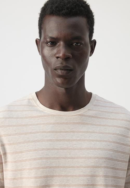 MANGO - T-Shirt Limar - Beige