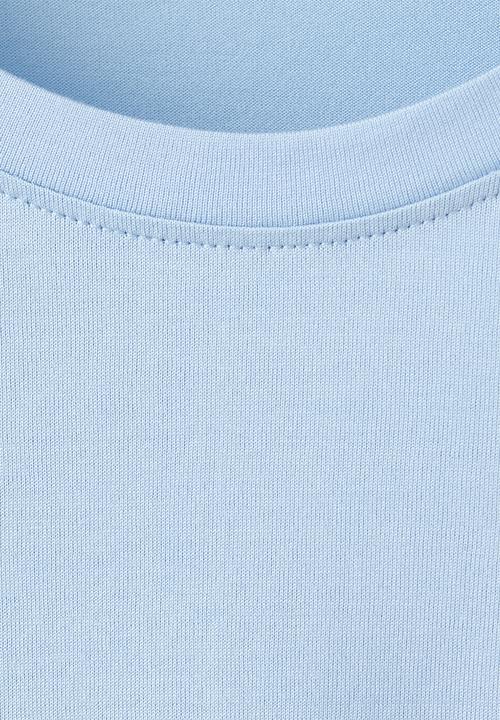 MANGO - T-Shirt Bellow - Light/Pastel Blue