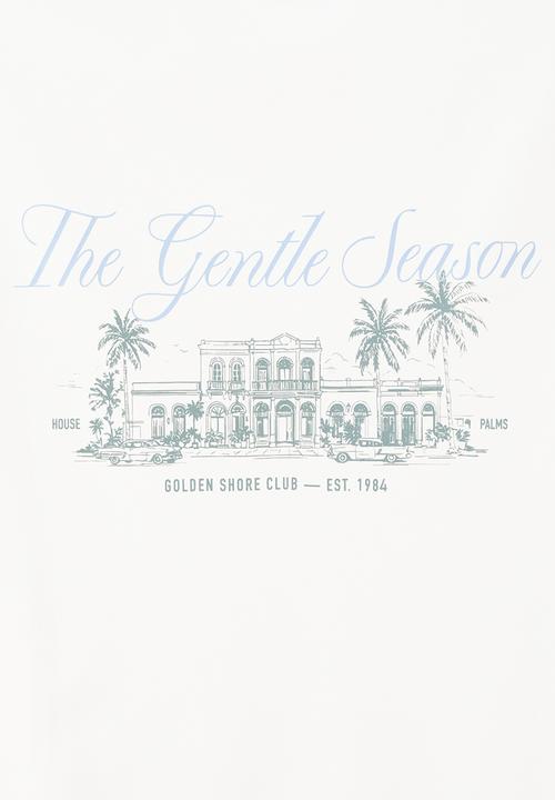 MANGO - T-Shirt Gentle - White