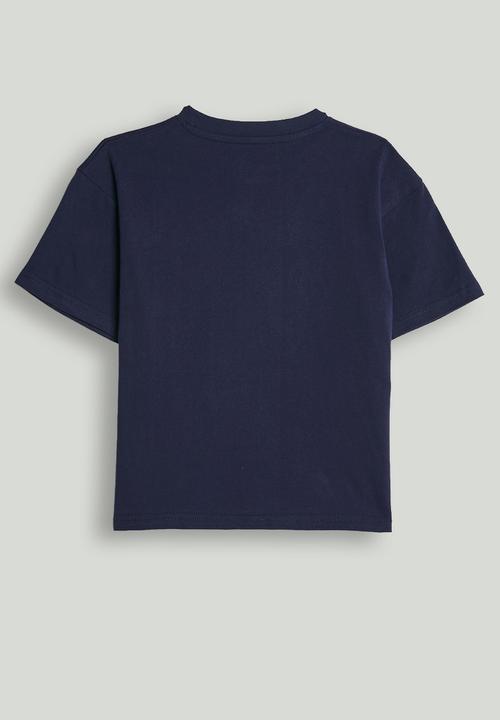 Pop Candy - Slogan crew neck tee - navy