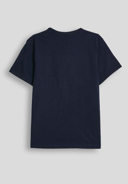 Pop Candy - Smiley placement tee - navy