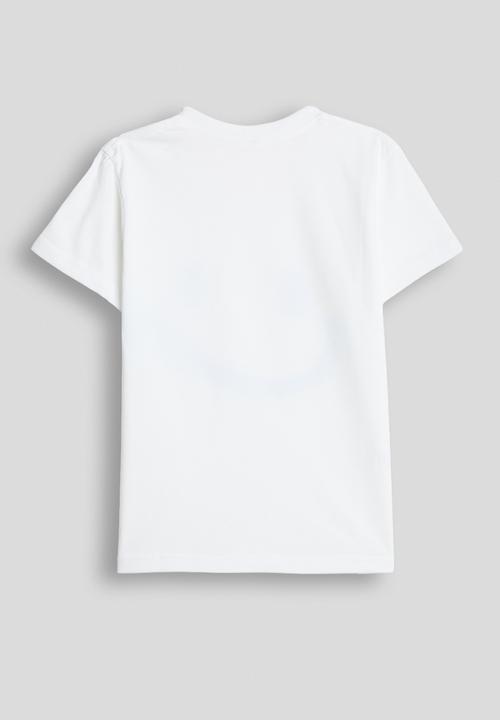 Pop Candy - Smiley placement tee - white