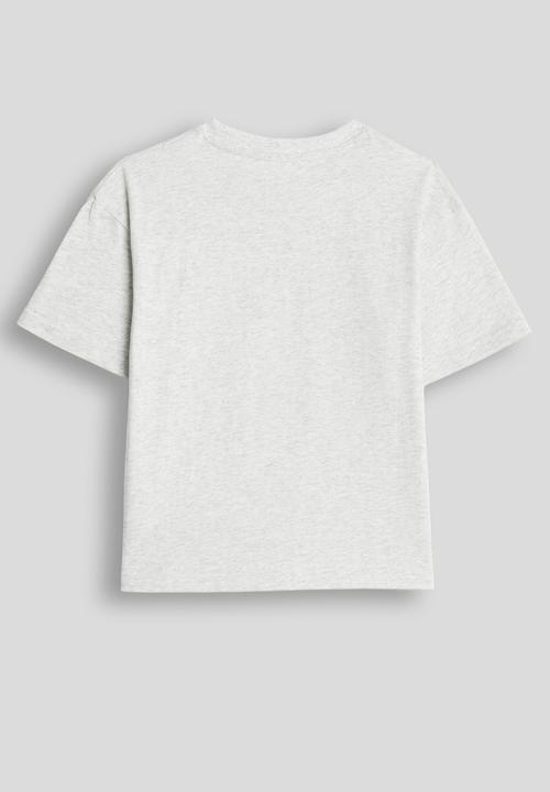 Pop Candy - Slogan crew neck tee - light grey