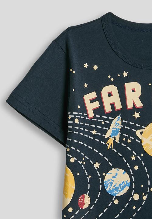 Pop Candy - Space graphic tee - navy