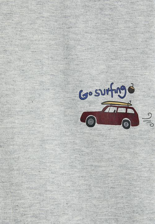 Pop Candy - Slogan and graphic tee - grey