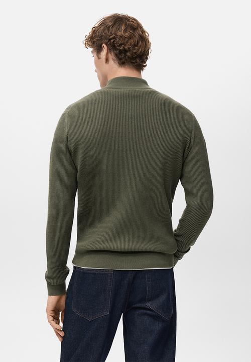 MANGO - Sweater Antiguap - Dark Green