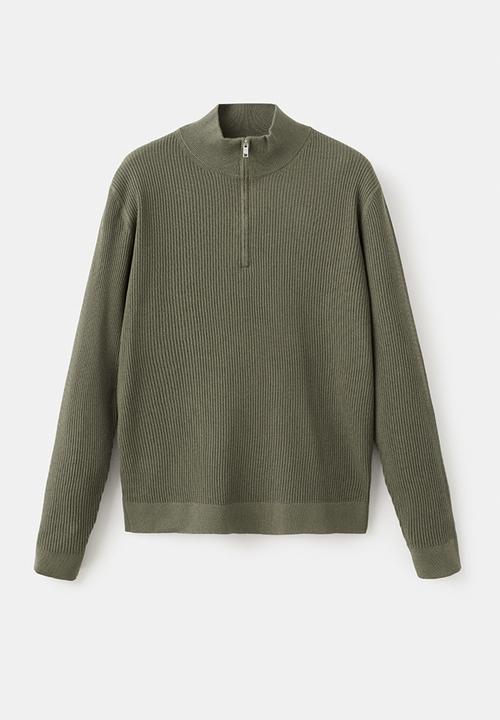 MANGO - Sweater Antiguap - Dark Green
