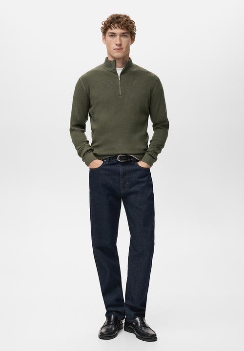 MANGO - Sweater Antiguap - Dark Green