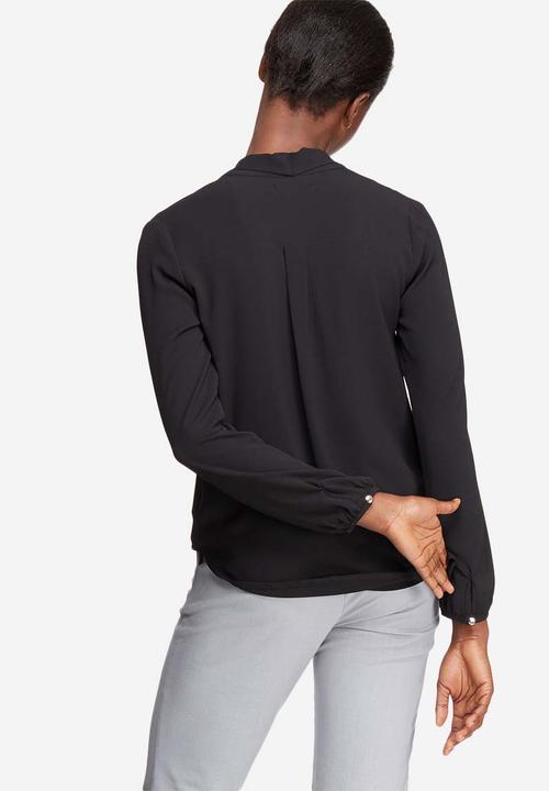 dailyfriday - Wrap front blouse