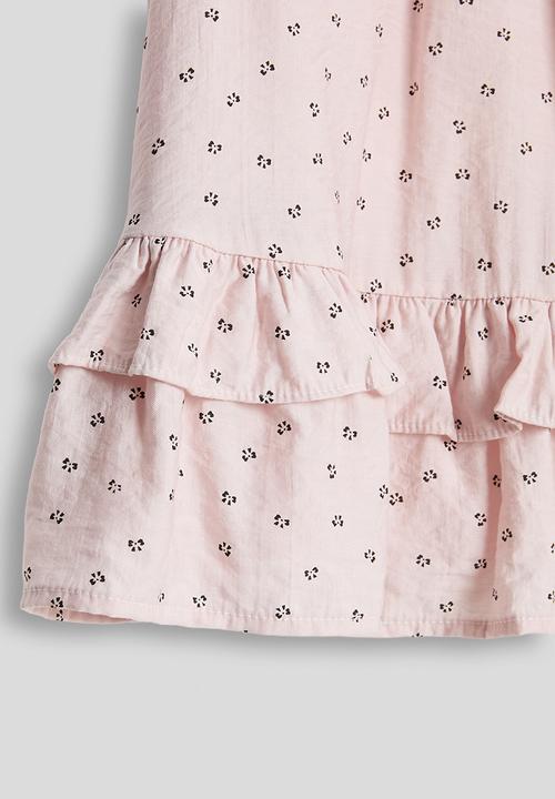 Pop Candy - Sleevelss ruffled blouse - dusty pink