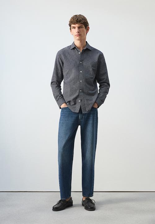MANGO - Shirt Dani - Navy