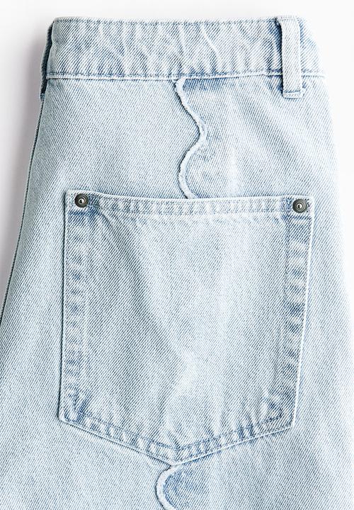 H&M - Flared regular waist jeans - light denim blue