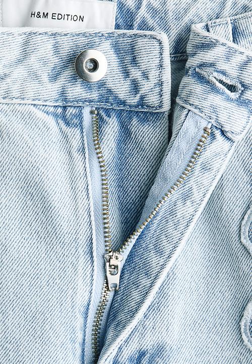 H&M - Flared regular waist jeans - light denim blue