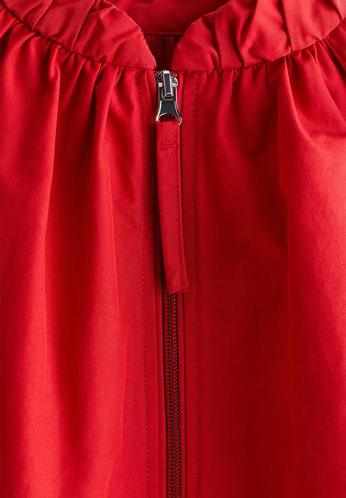 H&M - Gathered bomber jacket - bright red
