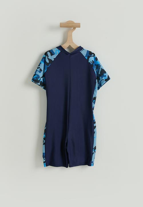 Pop Candy - Short wetsuit - navy/aop