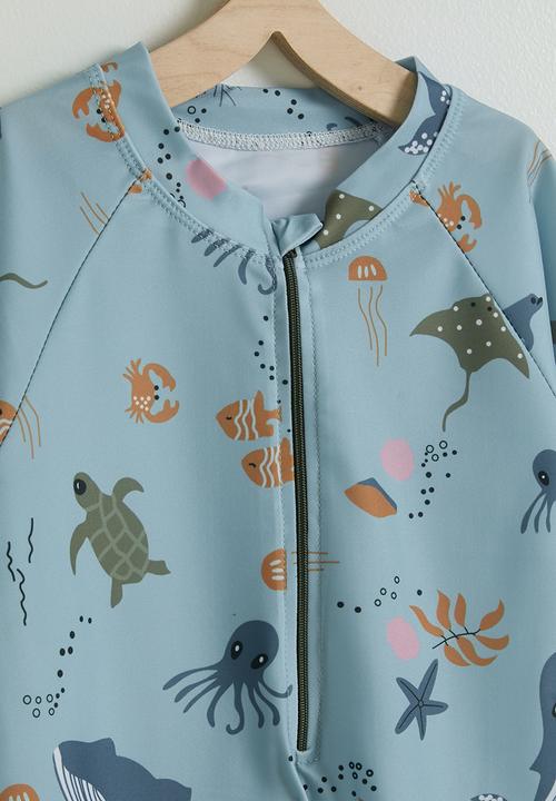 Pop Candy - Short wetsuit - blue/aop