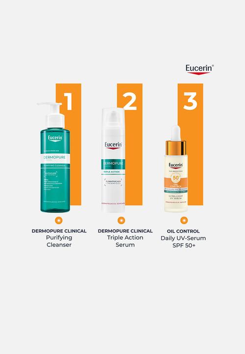Eucerin - Oil Control UV Face Serum Sun Protection SPF 50+30ml  Oily & Acne-Prone Skin Mattifying