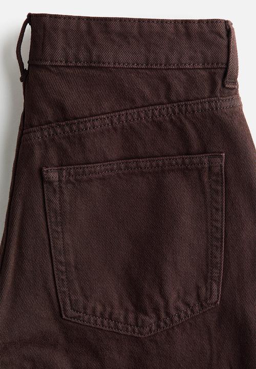 H&M - Denim bermuda shorts - dark brown