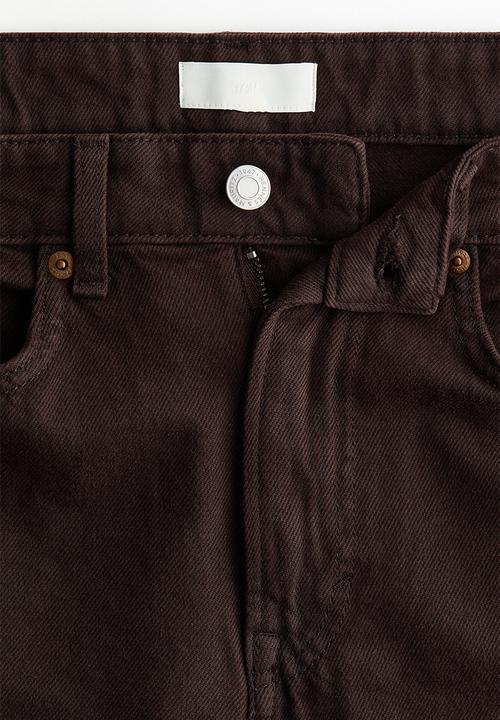 H&M - Denim bermuda shorts - dark brown