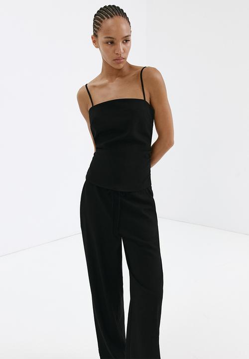 MANGO - Top riga  - black