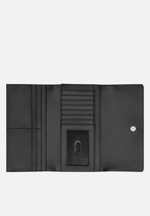 GUESS - Aria Sling Flap Clutch Bag - Black