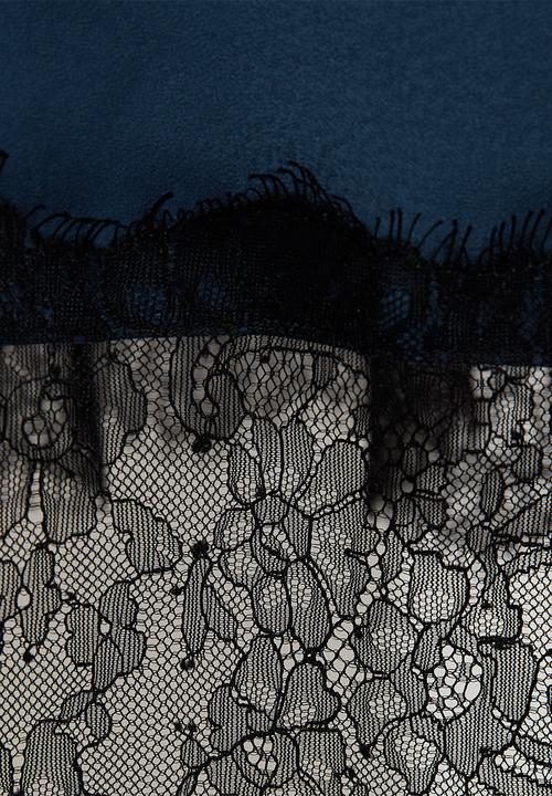 New Look - Occ willow wide lace strappy midi - Navy