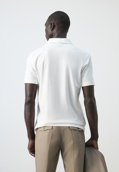 MANGO - Poloshirt Ezequi - White