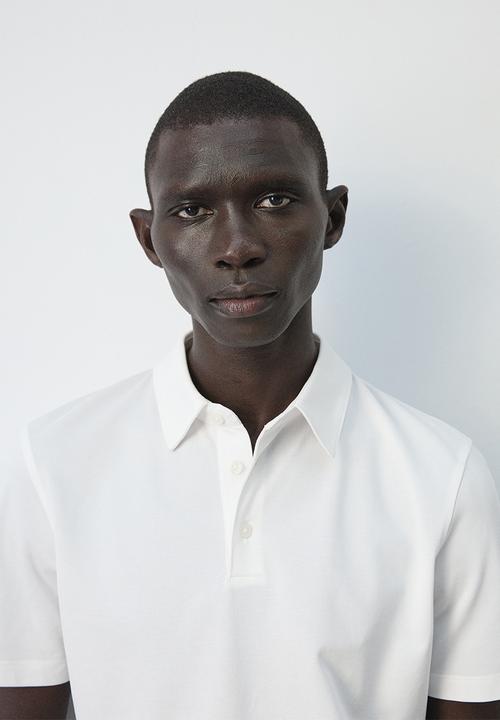 MANGO - Poloshirt Ezequi - White