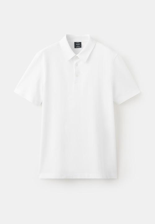 MANGO - Poloshirt Ezequi - White