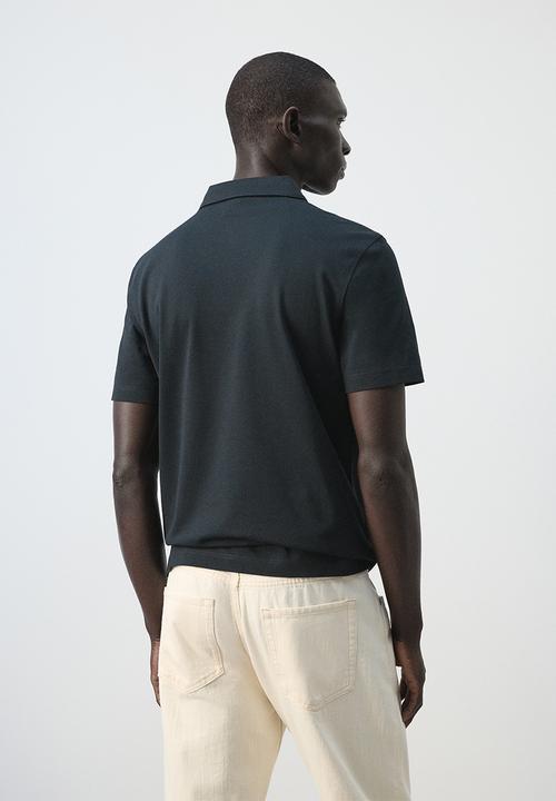 MANGO - Poloshirt Ezequi - Navy
