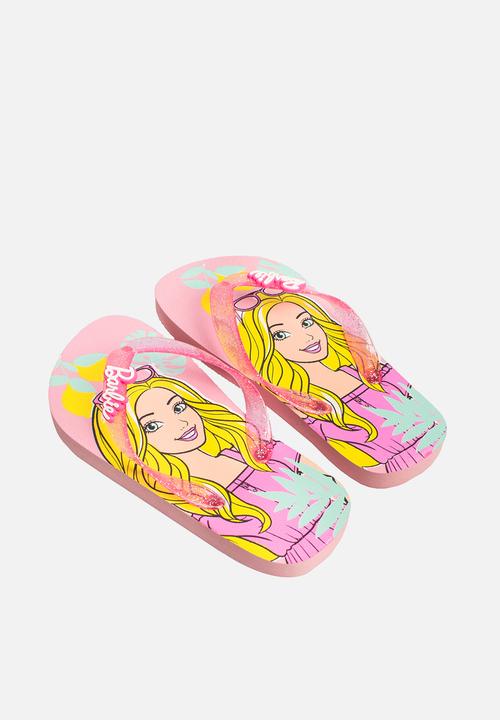 Character Group - Barbie Pool Flip flops -pink