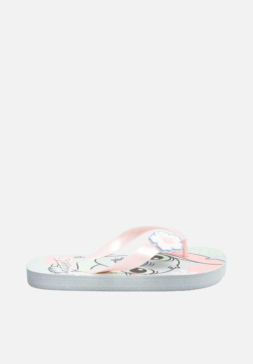 Character Group - Stitch Flip flops -lilac & pink
