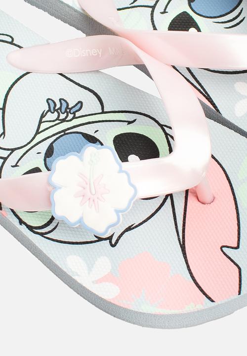 Character Group - Stitch Flip flops -lilac & pink