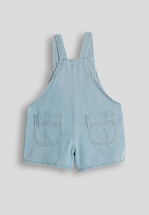 Pop Candy - Short denim dungarees - blue