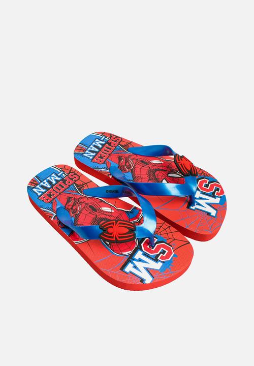 Character Group - Spider-Man Flip Flops - red