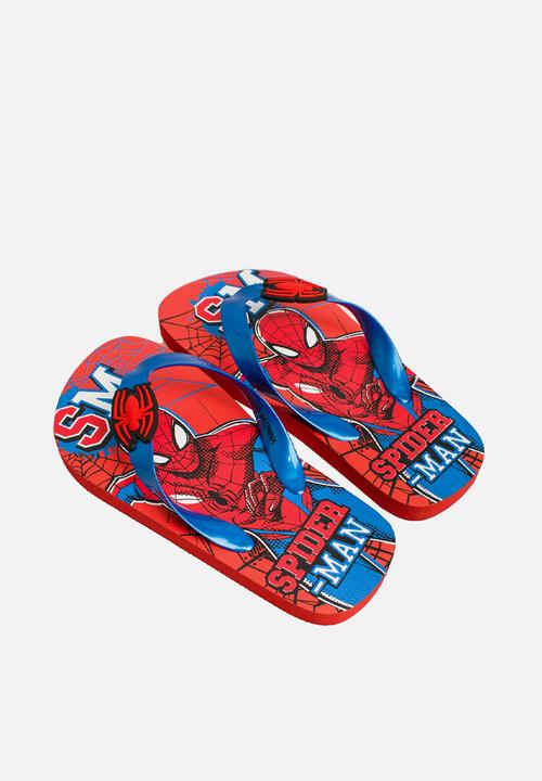 Character Group - Spider-Man Flip Flops - red