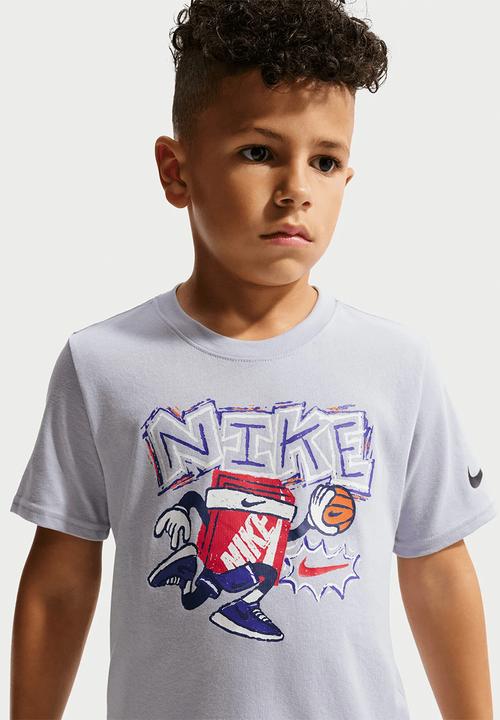 Nike - Nkb Chalky Boxy Bball Tee - Ghost