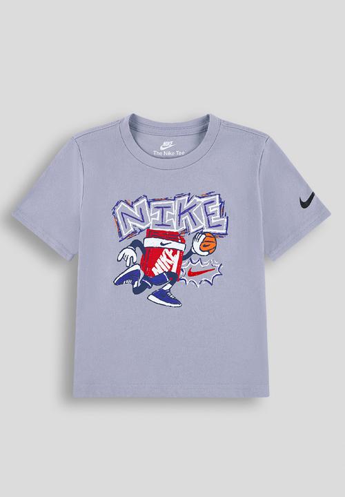 Nike - Nkb Chalky Boxy Bball Tee - Ghost